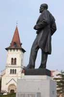 Pečky – Pomník se sochou T. G. Masaryka