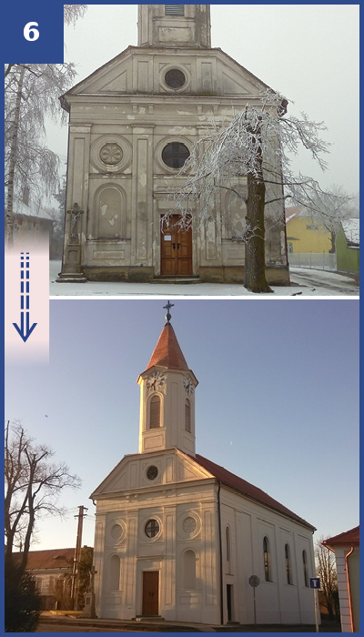 Lesná – Obnova vnějšího pláště kostela sv. Terezie