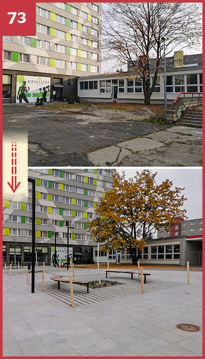 Praha 10 – Veřejný prostor u OC Cíl