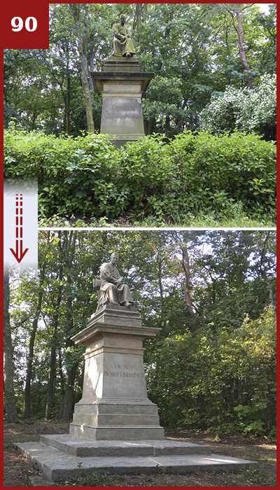 Třebíz – Pomník Václava Beneše Třebízského
